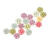 500PCS Wooden Button Multipurpose Fashionable Primary Color Base 2 Holes Decorative Sewing Button for   Craft Supplies
