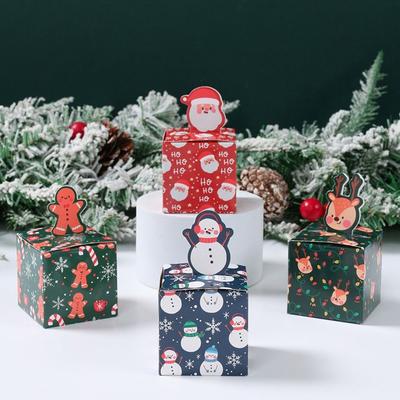 Creative Paper Christmas Gift Box Multicolor Book Designs Packaging Paper Boxes Magic Book Series Candy Box Party Favour