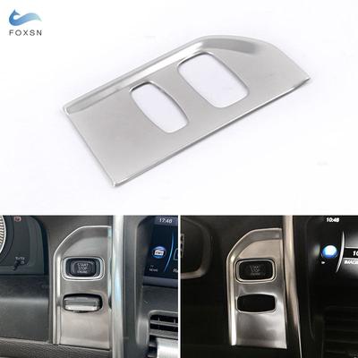LHD For Volvo XC60 2012 2013 2014 2015 2016 2017 Car Ignition Switch Key Hole Frame Cover Sticker Trim Interior