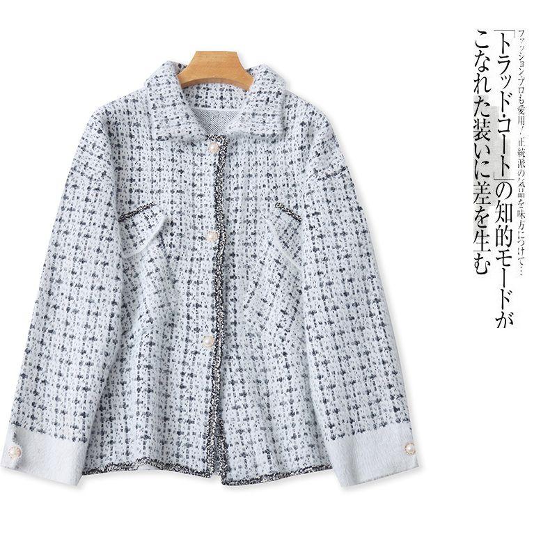 

Faux Mink Velvet Graceful Outerwear Spring and Autumn New Foreign Trade Women clothes Fashion Lapel Single-Breasted Long sleeve 30816 Picture color B- 13-4-1 One size