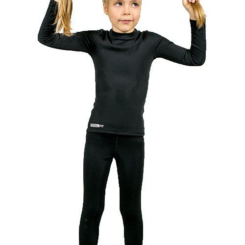 Thermisch T-shirt voor meisjes TRD1 TotalFit (06399481)