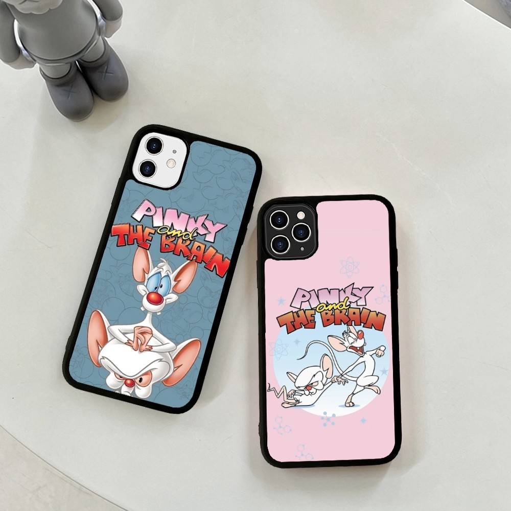Pinky And The Brain Phone Case Silicone PC+TPU For For iPhone 11 12 13 14 15 16 Plus Pro Max Cover
