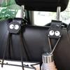 2 Cartoon Car Seat Back Hooks Cute Black Charcoal Coal Ball Car Rear Storage Hooks