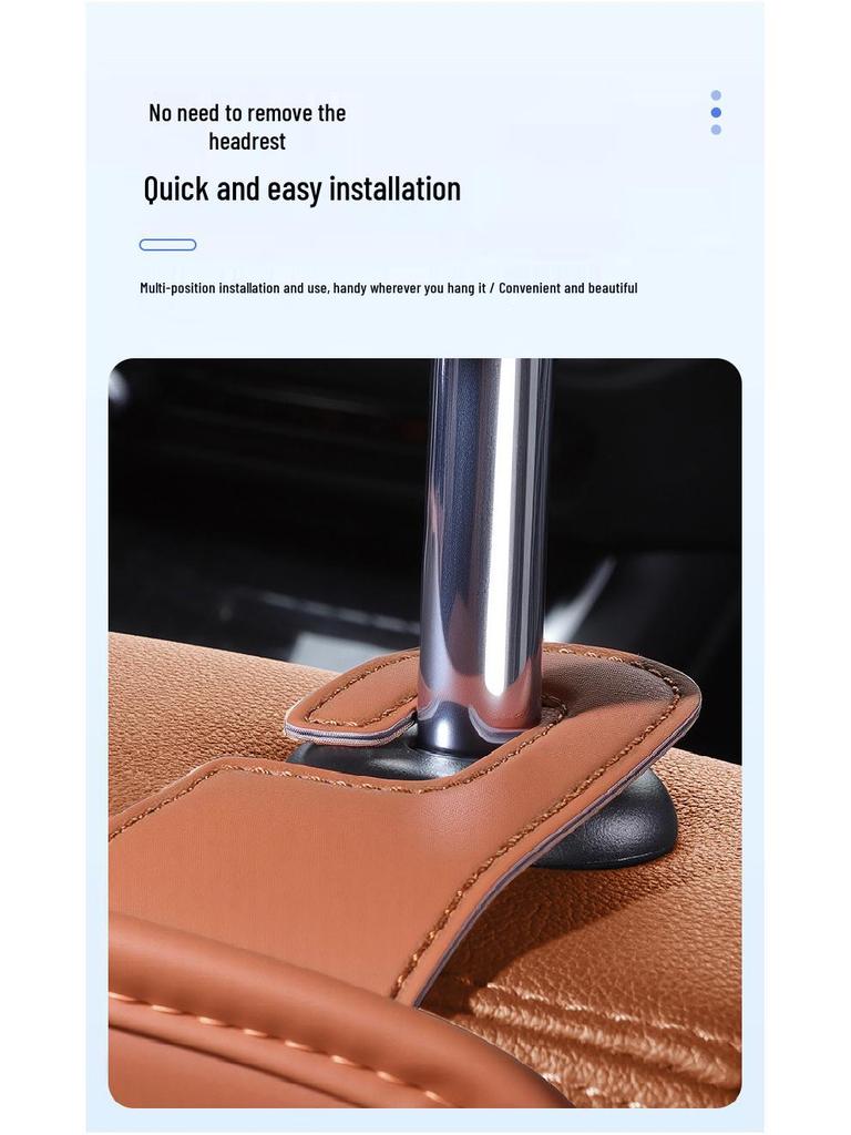 Multifunktionaler Auto-Getränkehalter und Sitzrückenhaken für Ideal ONE/L7/L8/L9