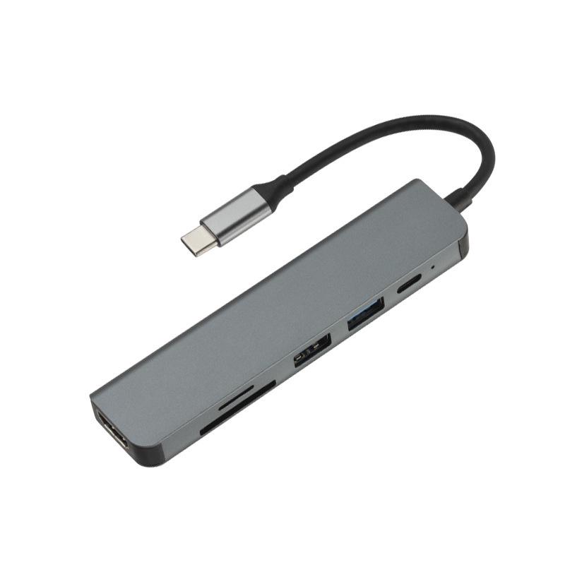 Eight-in-One USB 3.0 to HDMI Dual-Head Type-C Expansion Dock