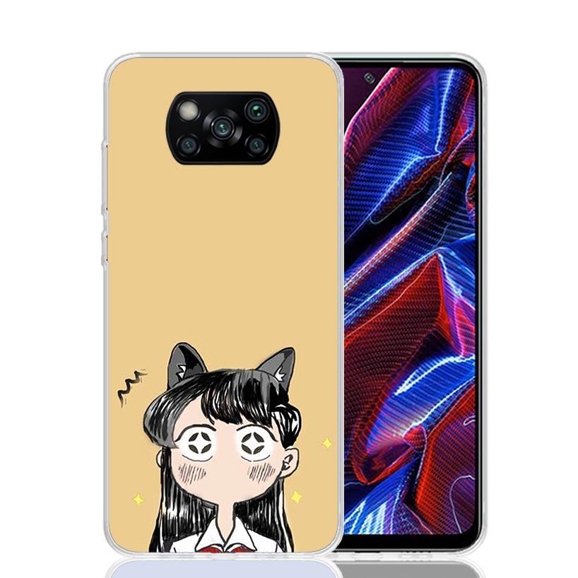 Komi Can't Communicate Case Phone Cover for Xiaomi Redmi Note 10 9 9S 8 8T 7 5 Pro Mi 12T 11T 10T 9T 12 11 Lite A3 A2 Trend Fund