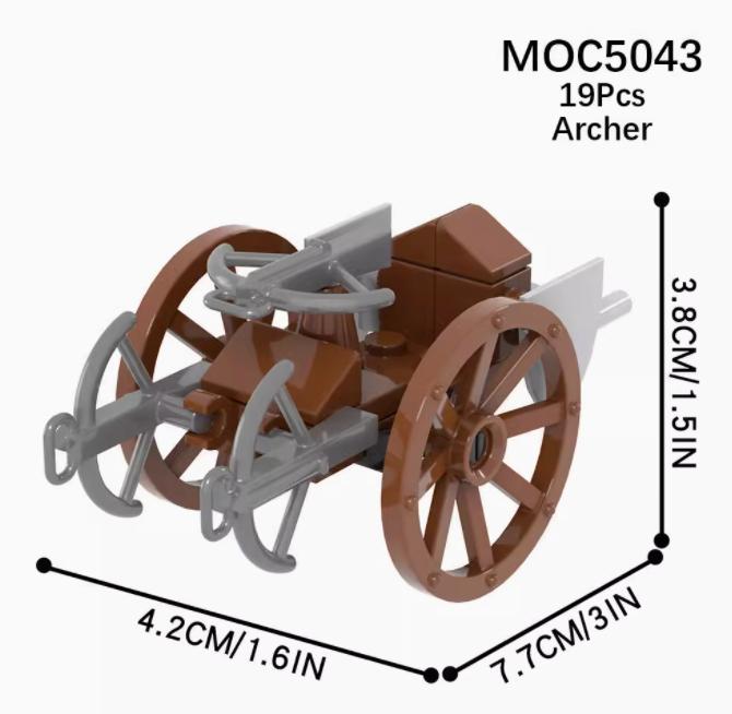 Medieval Printed Tiles Military Building Blocks Middle Age Street View MOC Bricks Toys Mini Bricks Set