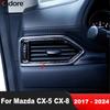 Car Air Condition Vent Outlet Cover Trim For Mazda CX-5 CX5 KF CX-8 2017-    2024 Carbon Interior Accessories