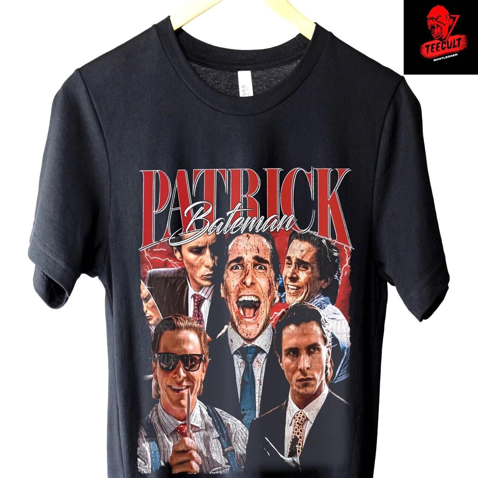 Men s and Women s T-shirts Patrick Bateman American Psycho Serial Killer Horror Unisex XXXXL