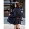 Women's Double-Breasted Stand-Up Collar Mid-Length Trench Coat - Casual and Versatile for Spring and Autumn 2025