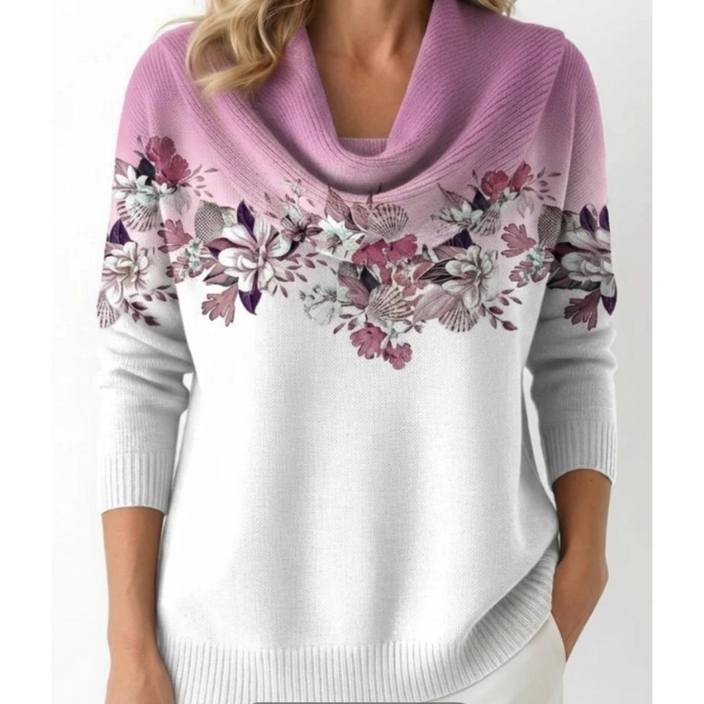 Damen Pullover Herbst Winter Mode Lässig Europäischer Amerikanischer Stil Warm Gemütlich Strick Oberteil