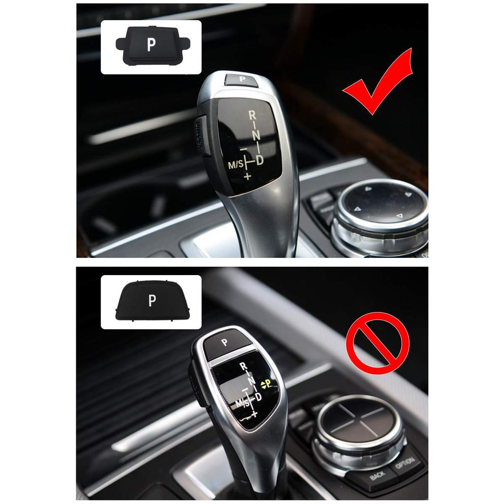 Jaronx Compatible with BMW Gear Shift P Button, Gear Shift Knob Lever Parking Button Cover Replacement Compatible with BMW 3' F30/F31/F34, 5'