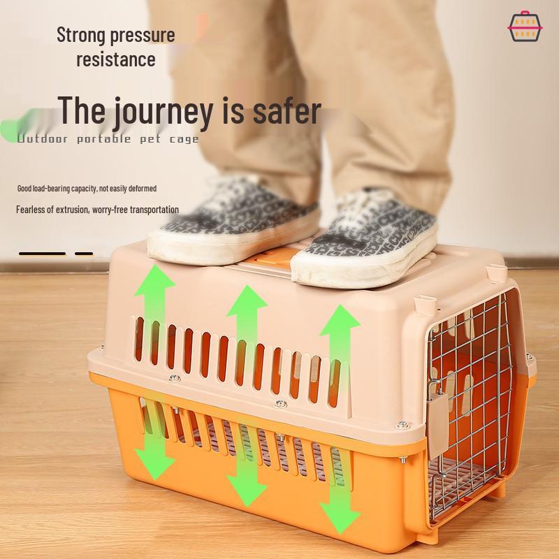 Portable Pet Travel Carrier: Airline-Approved Cage for Cats and Dogs (Various Sizes)