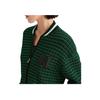 Karl Lagerfeld Urban Fashion Street Social Light Luxury Plaid Badge Round Neck Pocket Long Sleeve Jacket Women Jackets Green 236L14E6