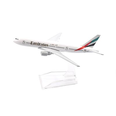 Maßstab 1/400 16cm Air Emirates Airlines Boeing 777 Airways Flugzeugmodell Flugzeug Diecast Metallflugzeuge