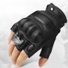 New Half Finger Cycling Gloves Hard Shell Anti Collision and Anti Slip Outdoor Sports Motorcycle Gloves Training Tactical Gloves