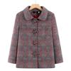 Autumn and Winter Lapel Tops, Old Autumn Clothes, Women's Casual Coats, Old Ladies