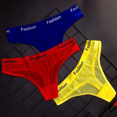 Calcinha Sexy para Mulher Tanga G String Ikule Transparente Underwear Tentação Cintura Baixa N01