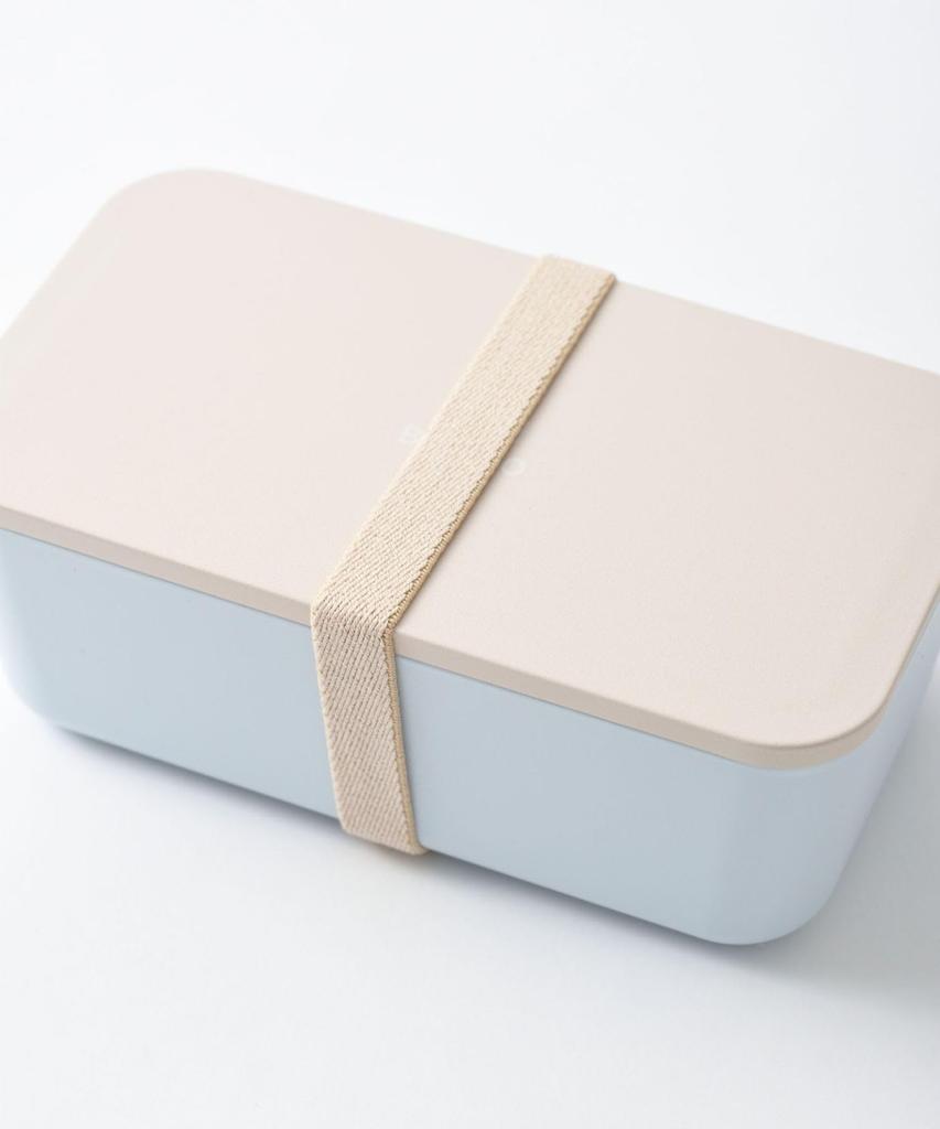 BRUNO Yamanaka Lacquer Lunch Single Dishwasher and Microwave No Size Two-Tone Box, Tier, Safe, Blue, Included, RBHK012-BL