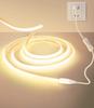 Super Bright 220V Silicone COB Waterproof LED Strip Light - No Dark Areas, Indoor/Outdoor Use