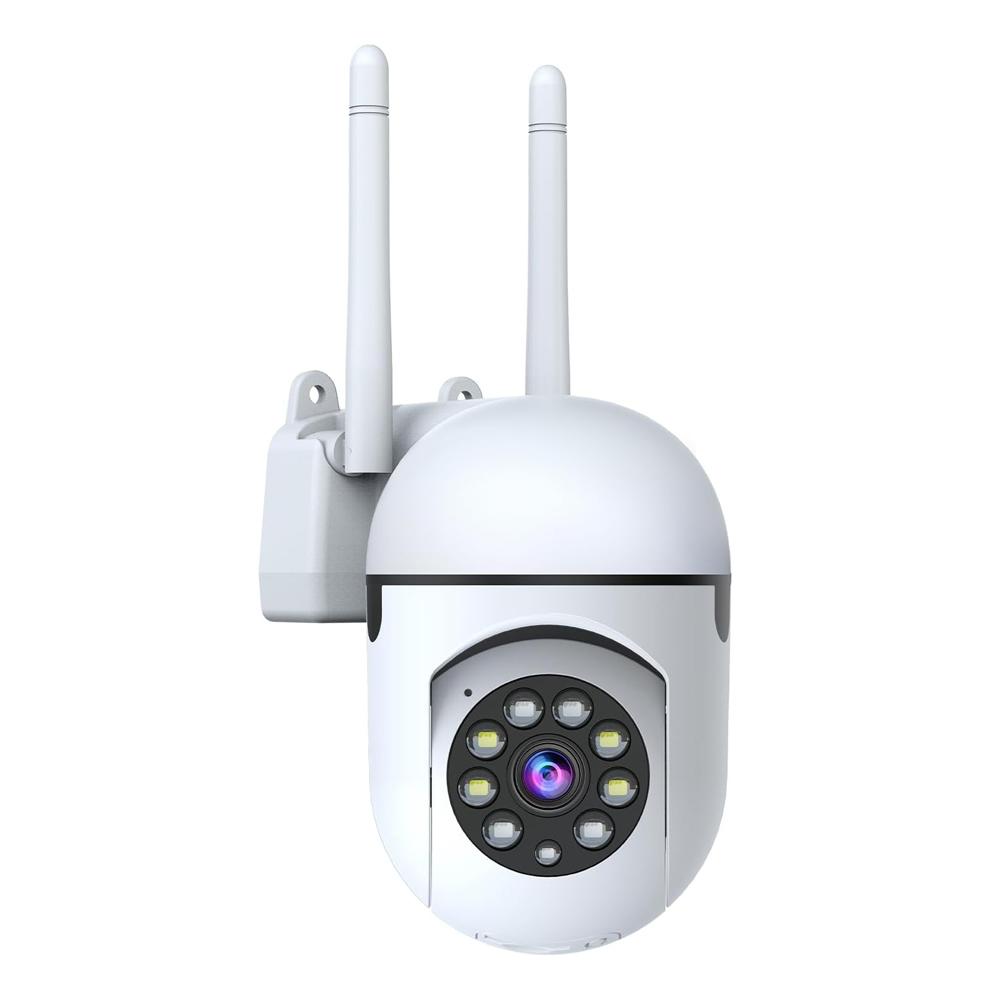 

1/2/4 ШТ 1080P Камера Безпеки Дротова, 2.4G/5G WiFi Домашня Камера Спостереження з 360° Панорамуванням/Нахилом, Кольорове Нічне Бачення, Виявлення Руху, SD/Хмарне Сховище 1 PC