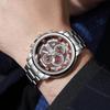 Cross-Border Quartz Steel Men's Watch with Calendar and Versatile Dial