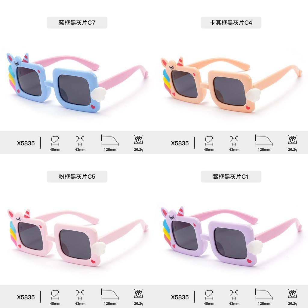 Unicorn Children Polarized Sunglasses Uv400 For Sun Protection Kids Casual Wear
