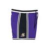 Nike Los Angeles Lakers Breathable Mid-Rise Basketball Shorts with Drawstring Men Bottoms Blue DB0660-504