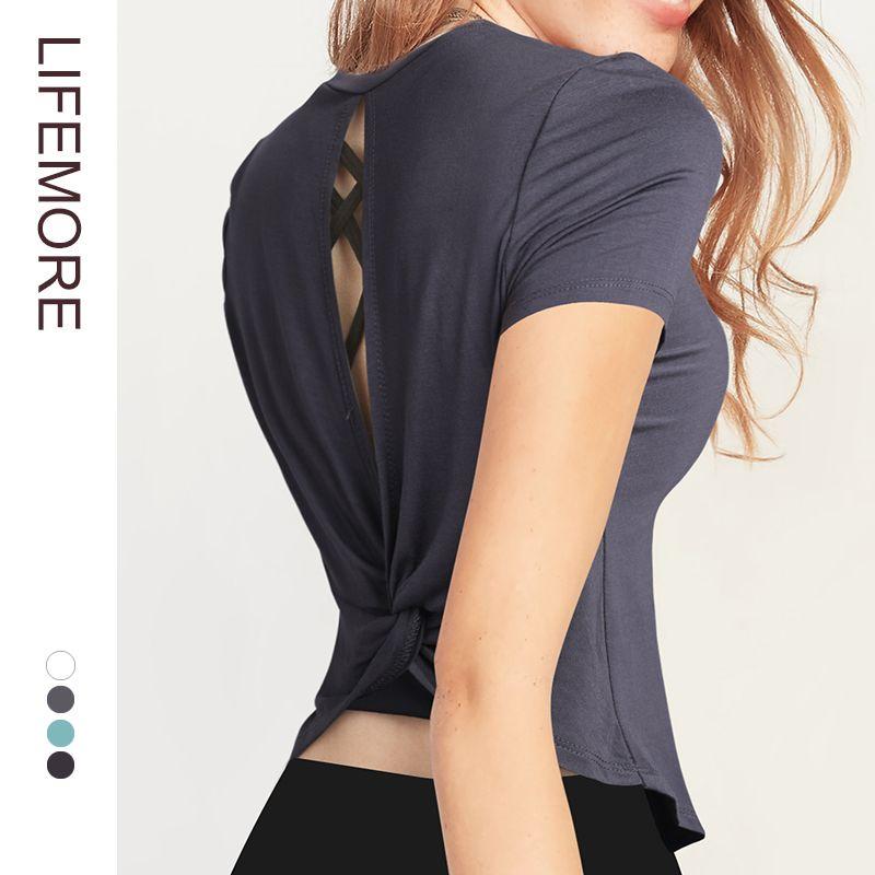 

Short Sleeve Yoga Suit Blouse Niche Sport Waistcoat for Women Fog carbon ash M