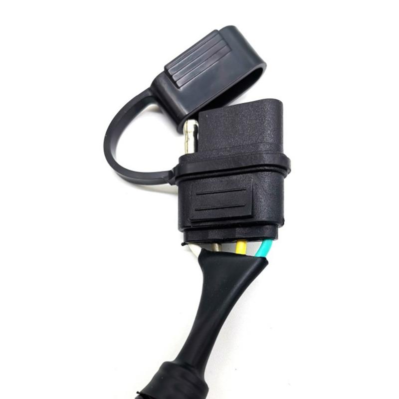 7 Pin To 4 Couplings Trailer Socket Towbar EU Plug Adapter Towing Cable Converters for Caravans Truck