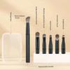 6Pcs Mini Makeup Brushes Set Portable Retractable Soft Concealer Brush Foundation Eye Shadow Tool Eyelash Brush With Storage Box