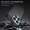 MOFI JK TPU Series-1 Protective Case for Honor X8a 4G TPU Cover Carbon Fiber Brushed Phone Shell