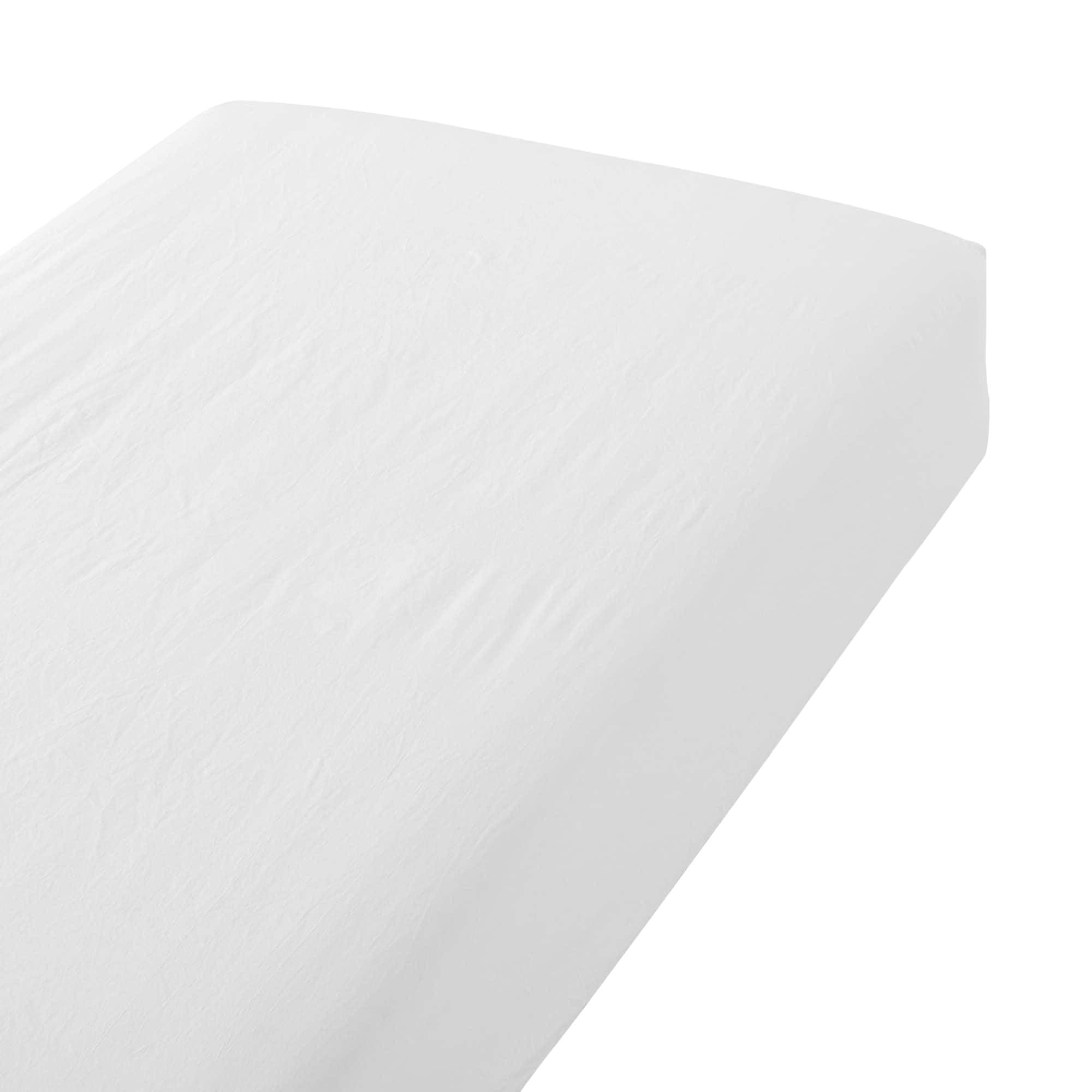 

MUJI Washed Fitted Sheet S Off White 84232855