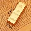 Brass Gold Bar Prop - Home Decor, Shop Display, Housewarming Gift, Solid Handicraft