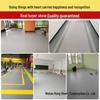 Commercial Gray Waterproof PVC Floor Mat - Wear-Resistant Linoleum Office Covering