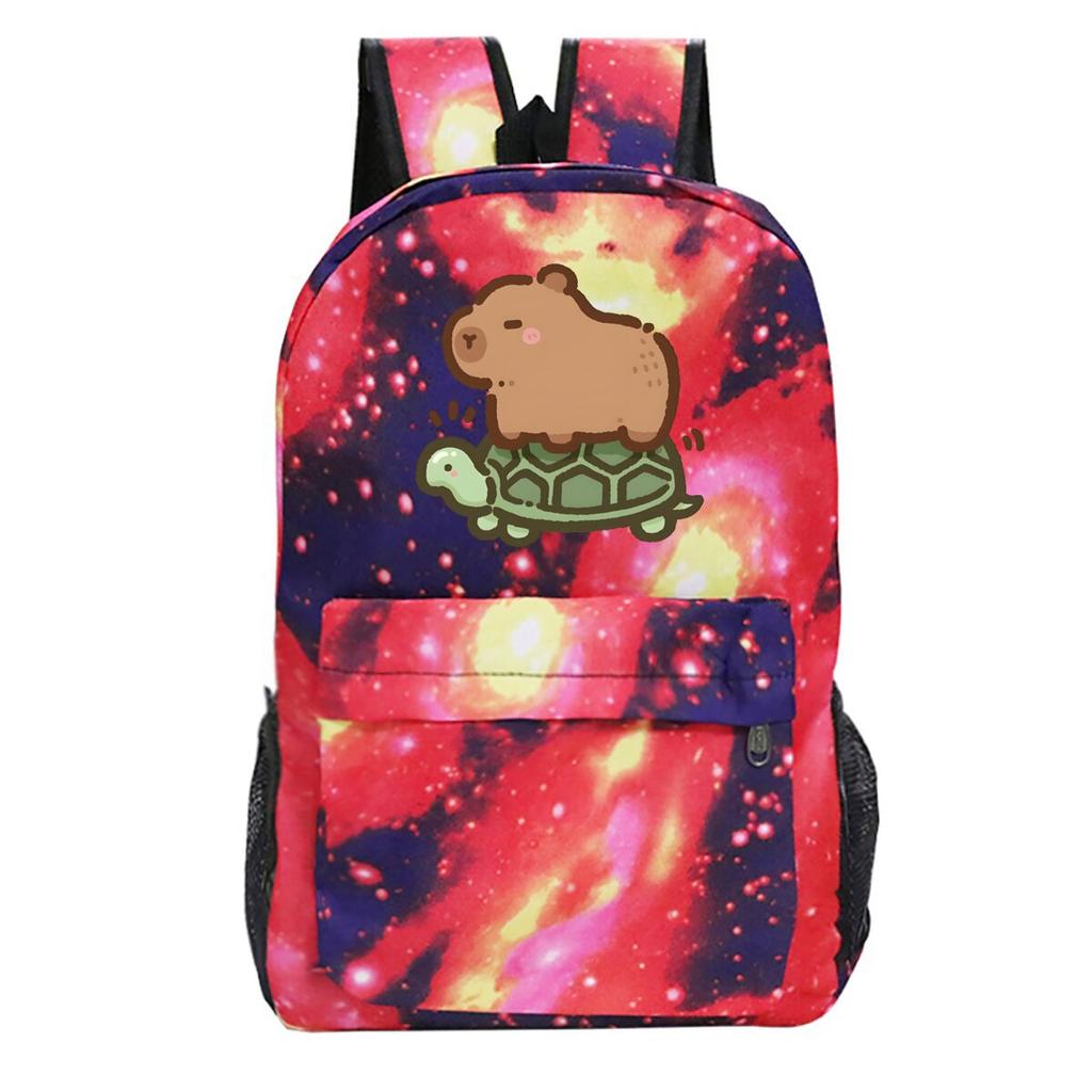 Süßer Rucksack mit Aufdruck von Peripheriegeräten Studentenschulranzen Freizeit-Reise-Rucksack mit großem Fassungsvermögen