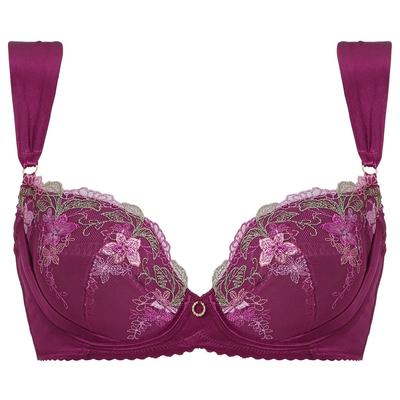 Charming Glamor Bra Fruity Flower M022 D65 [Amostyle] Women's (Purple)