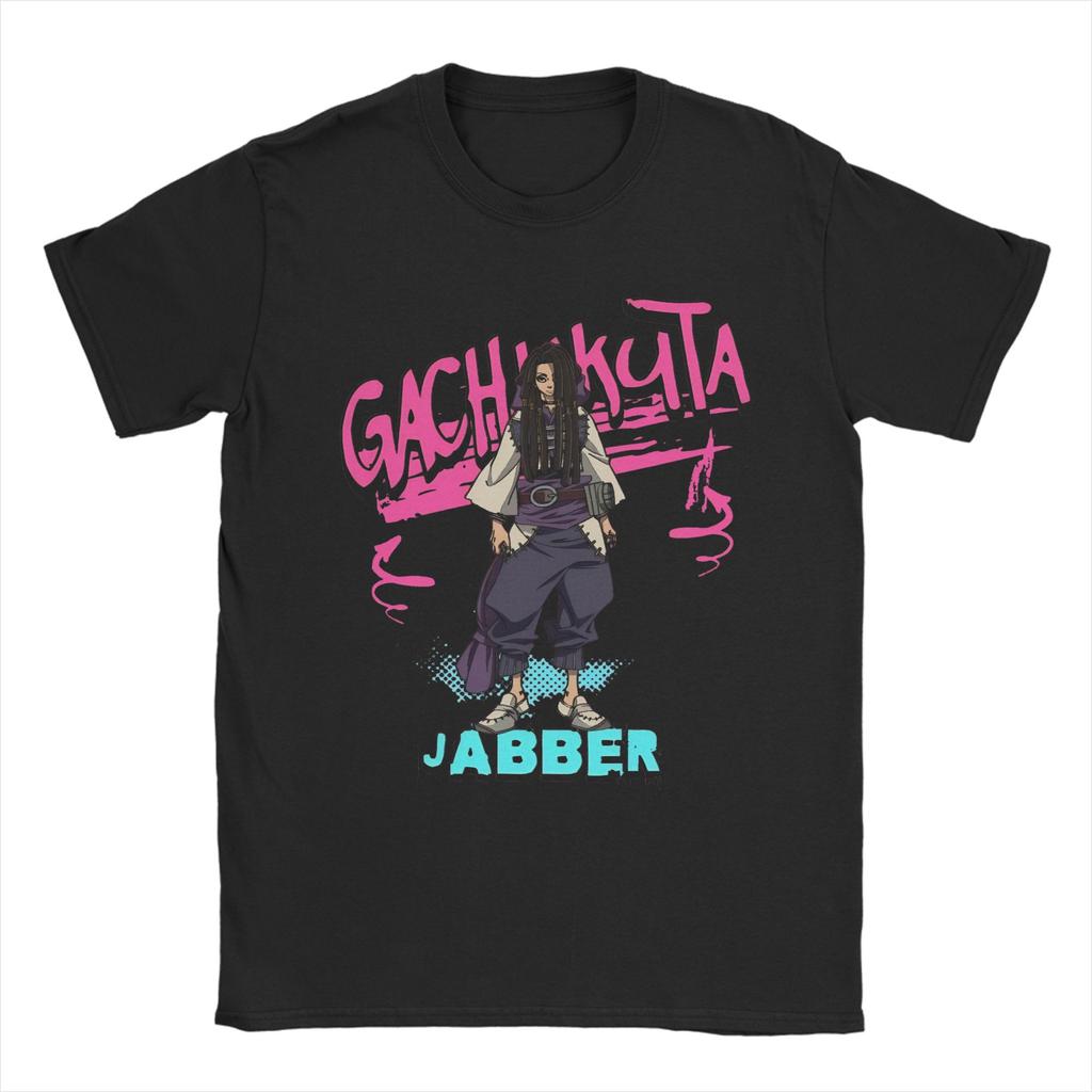 Novelty GACHIAKUTA Anime TShirts Unisex Round Neck Pure Cotton T Shirts Short Sleeve Tee Shirt Printed Tops