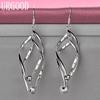 925 Sterling Silver Wedding Jewelry Fashion Pierced Earrings