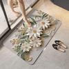 3D Diatomaceous Earth Bathroom Mat: Water-Absorbent, Non-Slip, Quick-Drying Foot Mat for Entrance