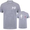 Men's Summer Pure Cotton Round-neck T-shirt Summer Dress Death Skull Pattern Satan71795
