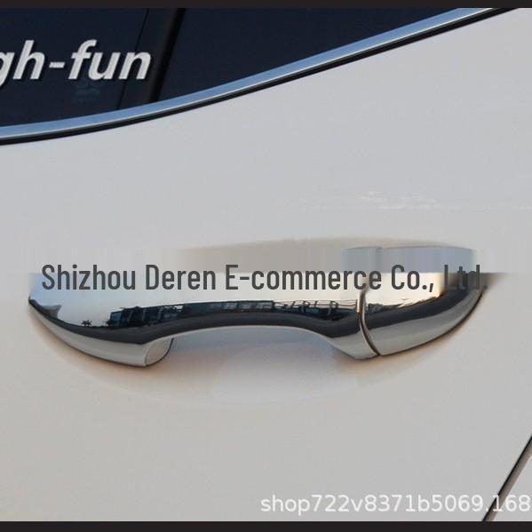 Gloss Black Door Handle Sticker for 2014-2018 Corolla Altis - Car Outer Handle Decoration Cover
