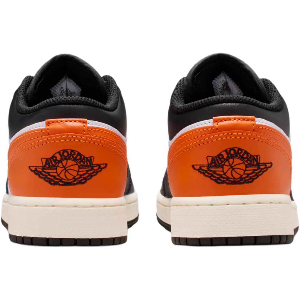 Air Jordan 1 Low GS Shattered Backboard 2.0 Kids Sneakers Orange Black White 553560-081