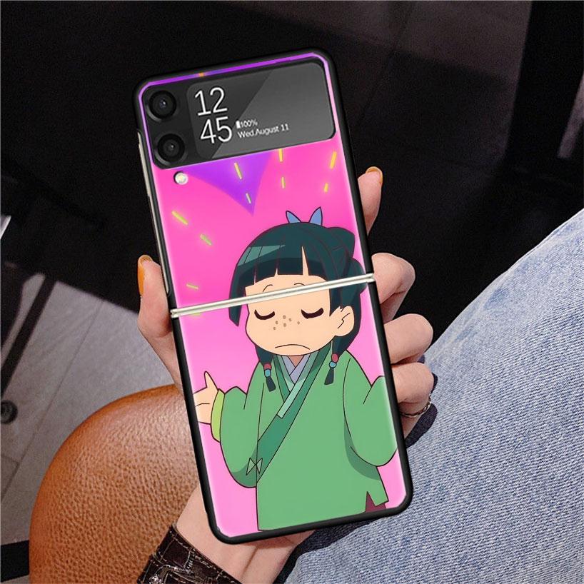 A-Apothecary D-Diaries Anime Phone Case For Samsung Z Flip 7 6 5 4 3 Galaxy ZFlip7 ZFlip6 ZFlip5 ZFlip4 ZFlip3 5G Print Cover