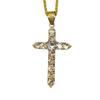 Trendy European Vintage Cross Pendant Necklace for Women - Personalized Hip Hop Jewelry