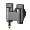 Brass Dual Outlet Washing Machine Faucet with Automatic Shut-off Valve