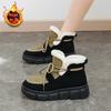 2024 New Winter Thick-soled Fashion Women's High Top Plus Fleece Warm Everything Height-increasing Leisure Snow Boots
