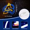 Ice Hockey Neon Sign,AvalanchTeam Logo Light,Hockey LED Sign,Sports Neon Light for Wall Decor Hockey Club Decor for Boys