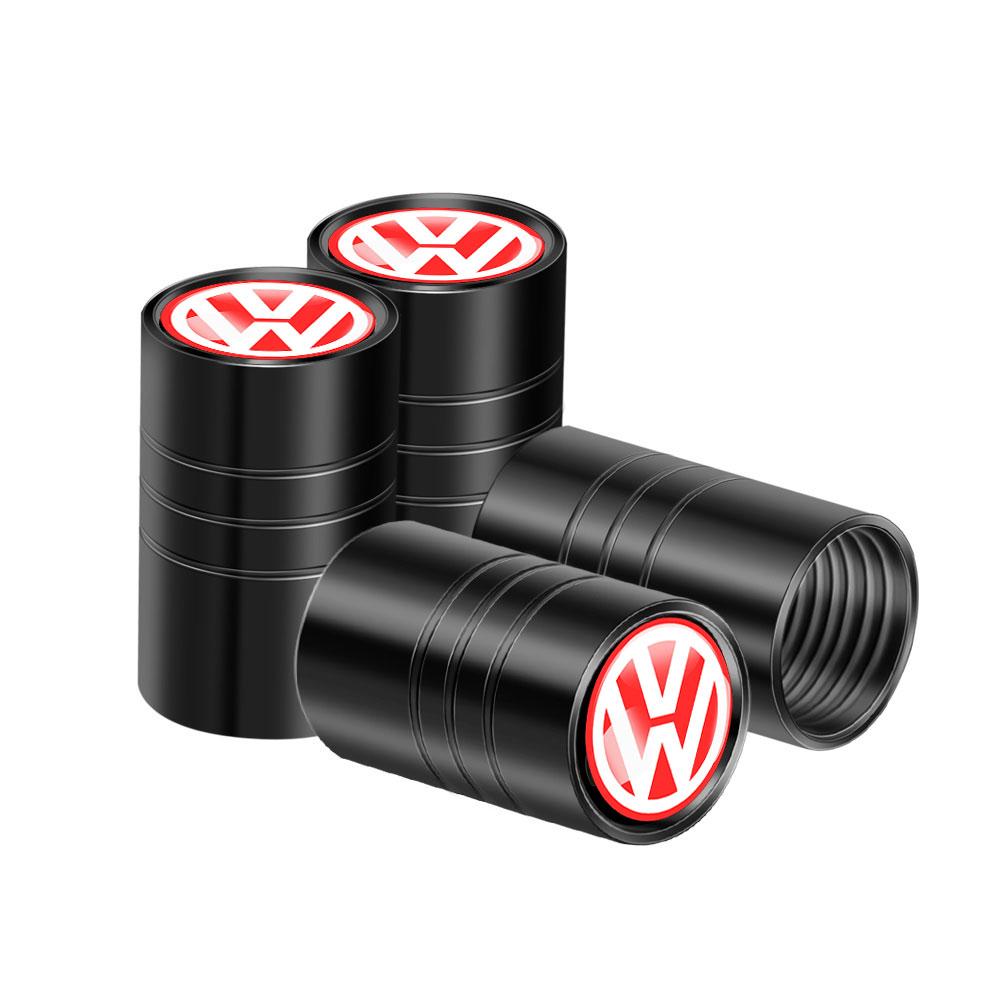 ADMVN1 For Volkswagen VW R Polo Passat Rline Golf 4 5 6 Tiguan Jetta GTI Bora Car Tire Valve Caps Metal Wheel Dust Covers Accessories