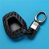 1 Piece Carbon Fiber Silicone Keychain Car Key Case for Isuzu DMAX D-MAX Mu-x 2.5 2 Buttons Car Key Cover